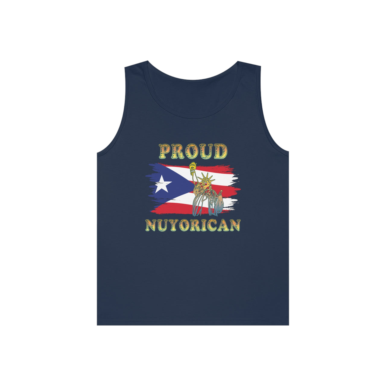 Proud Nuyorican - Unisex Heavy Cotton Tank Top