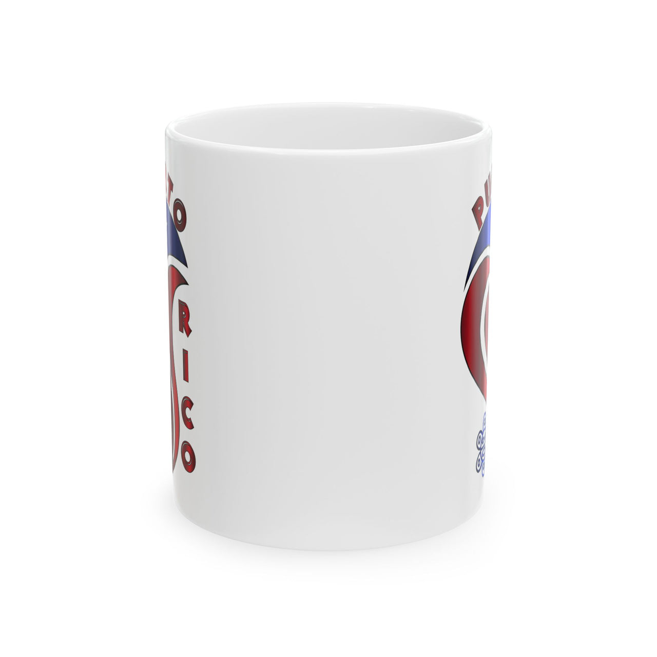 Cool Puerto Rico Flag - White Ceramic Mug 11 or 15oz