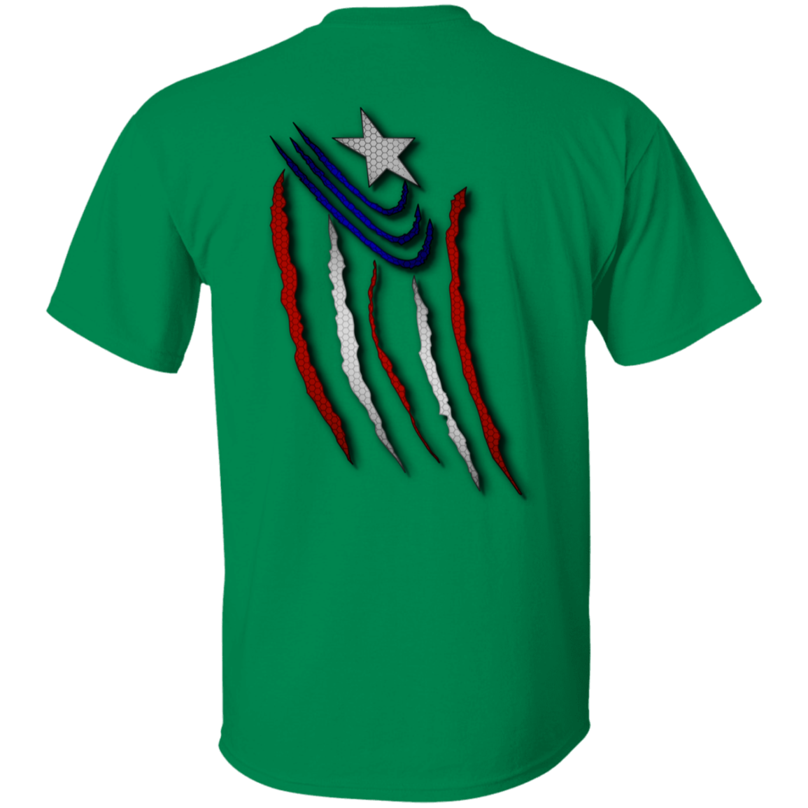 Torn PR Flag T-Shirt (back only)