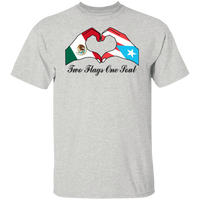 Thumbnail for Two Flags One Soul Mexico Puerto Rico T-Shirt