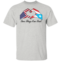 Thumbnail for Two Flags One Sould USA Puerto Rico T-Shirt