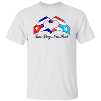 Thumbnail for Two Flags One Soul Cuba Puerto Rico T-Shirt