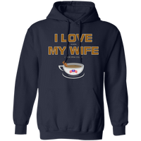 Thumbnail for I Love My Wife Hoodie 8 oz (Closeout)