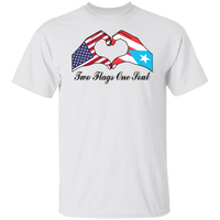 Thumbnail for Two Flags One Sould USA Puerto Rico T-Shirt