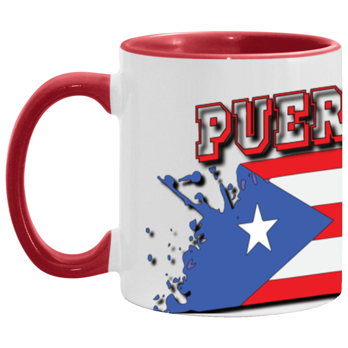 Puerto Rico Island Splash 11oz Accent Mug