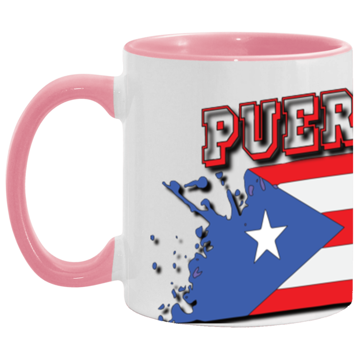 Puerto Rico Island Splash 11oz Accent Mug