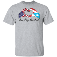 Thumbnail for Two Flags One Sould USA Puerto Rico T-Shirt