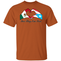 Thumbnail for Two Flags One Soul Mexico Puerto Rico T-Shirt