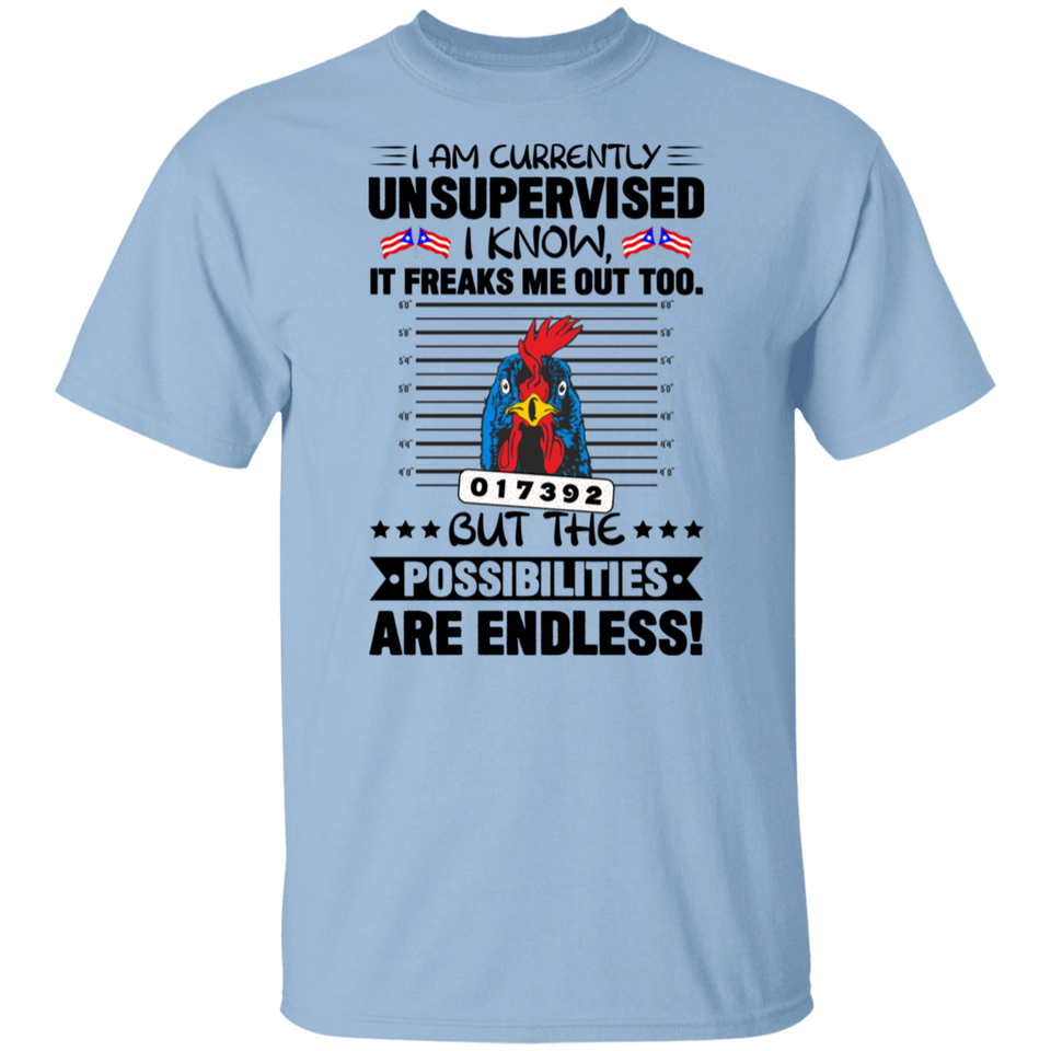 I Am Currently Unsupervised T Shirt Puerto Rican Pride