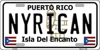 Thumbnail for NYRICAN License Plate Black or White