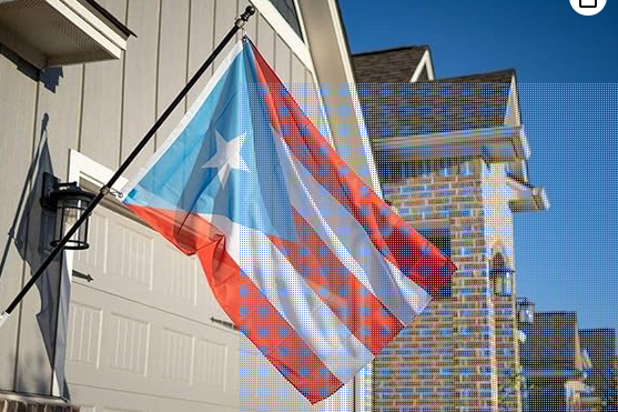 Puerto Rico Flag Light Blue (Old Style) 2' x 3'