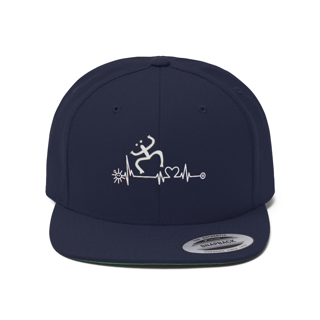 Heartbeat Coqui - Flat Bill Hat