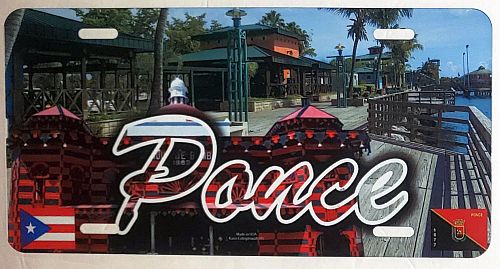 PONCE 2 License Plate