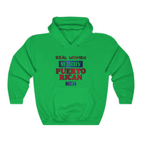 Thumbnail for Real Women Marry Puerto Ricans Unisex Heavy Blend™ Hooded Sweatshirt
