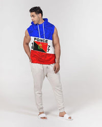 Thumbnail for Ponce Premium Heavyweight Sleeveless Hoodie - Puerto Rican Pride