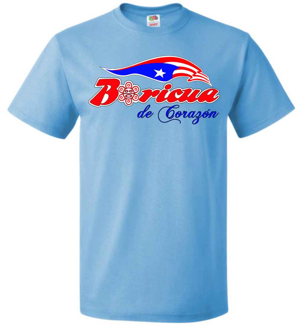 Boricua De Corazon T-Shirt (Small-6XL)