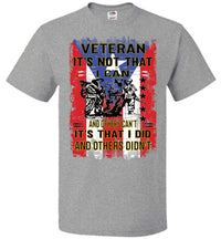 Thumbnail for Veteran - Others Didn't T-Shirt (Small-6XL)