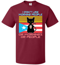 Thumbnail for I Don't Like Mornings or People (Small-6XL) T-Shirt