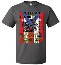Thumbnail for Veteran - Others Didn't T-Shirt (Small-6XL)