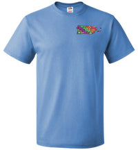 Thumbnail for Tie Dye Puerto Rico Island (Youth Med-6XL) (Image both sides)