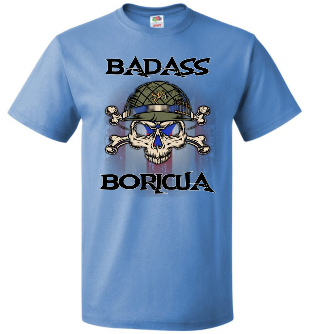 Badass Boricua Skull X Bones (Small-6XL) T-Shirt