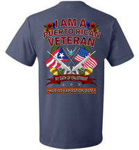 Thumbnail for I Am A Proud Puerto Rican Veteran (Sm-6XL) Back Image Only