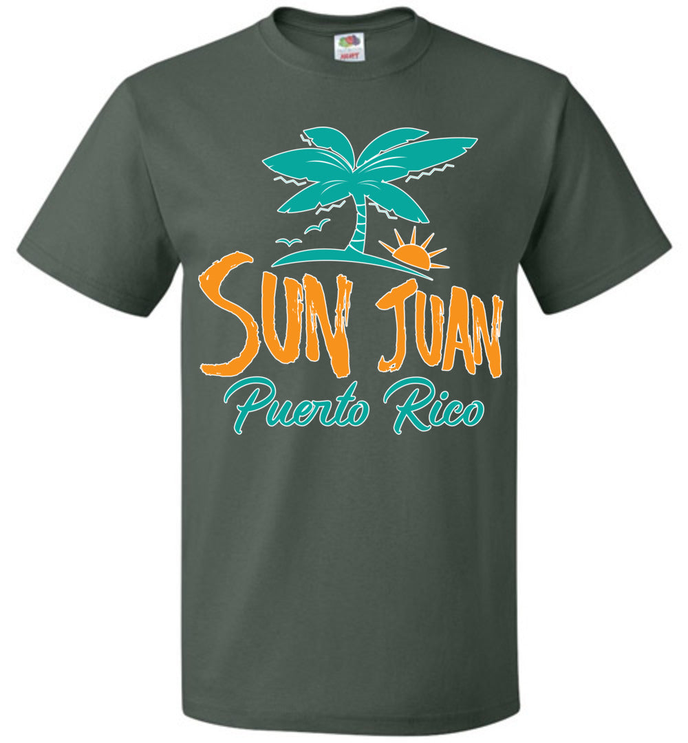 Tropical San Juan Puerto Rico T-Shirt (Youth Med-6XL)
