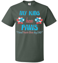 Thumbnail for My Kids Have Paws, Proud Puerto Rican Dog Dad T-Shirt (Sm-6XL)