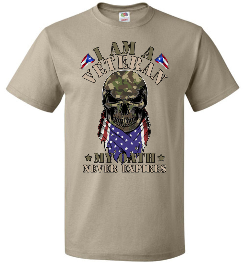 I Am A Veteran, My Oath Never Expires T-Shirt (Small-6XL)