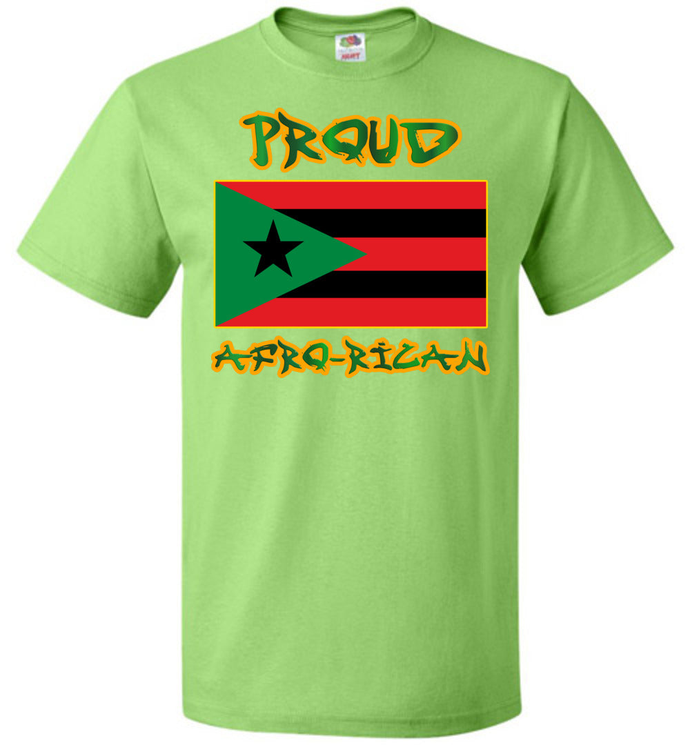 Proud Afro Rican Mixed Flag - Unisex Ultra Cotton Tee (Youth-6XL)
