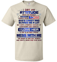 Thumbnail for My Attitude Comes From My Awesome Puerto Rican Mom (Small-6XL)