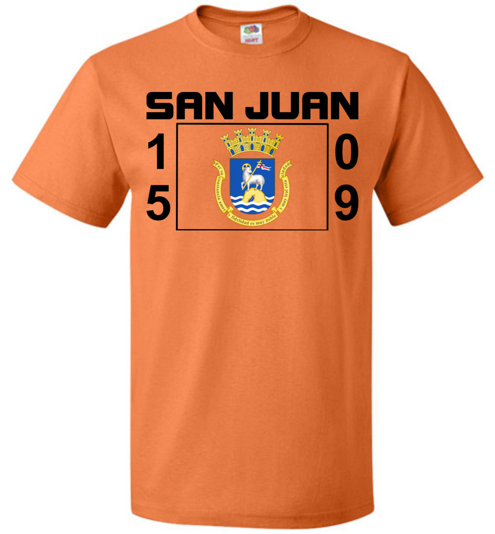 San Juan 1509 Flag T-shirt (Youth - 6XL)