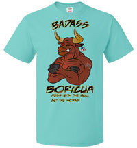 Thumbnail for Badass Boricua Bull (Small-6XL) T-Shirt