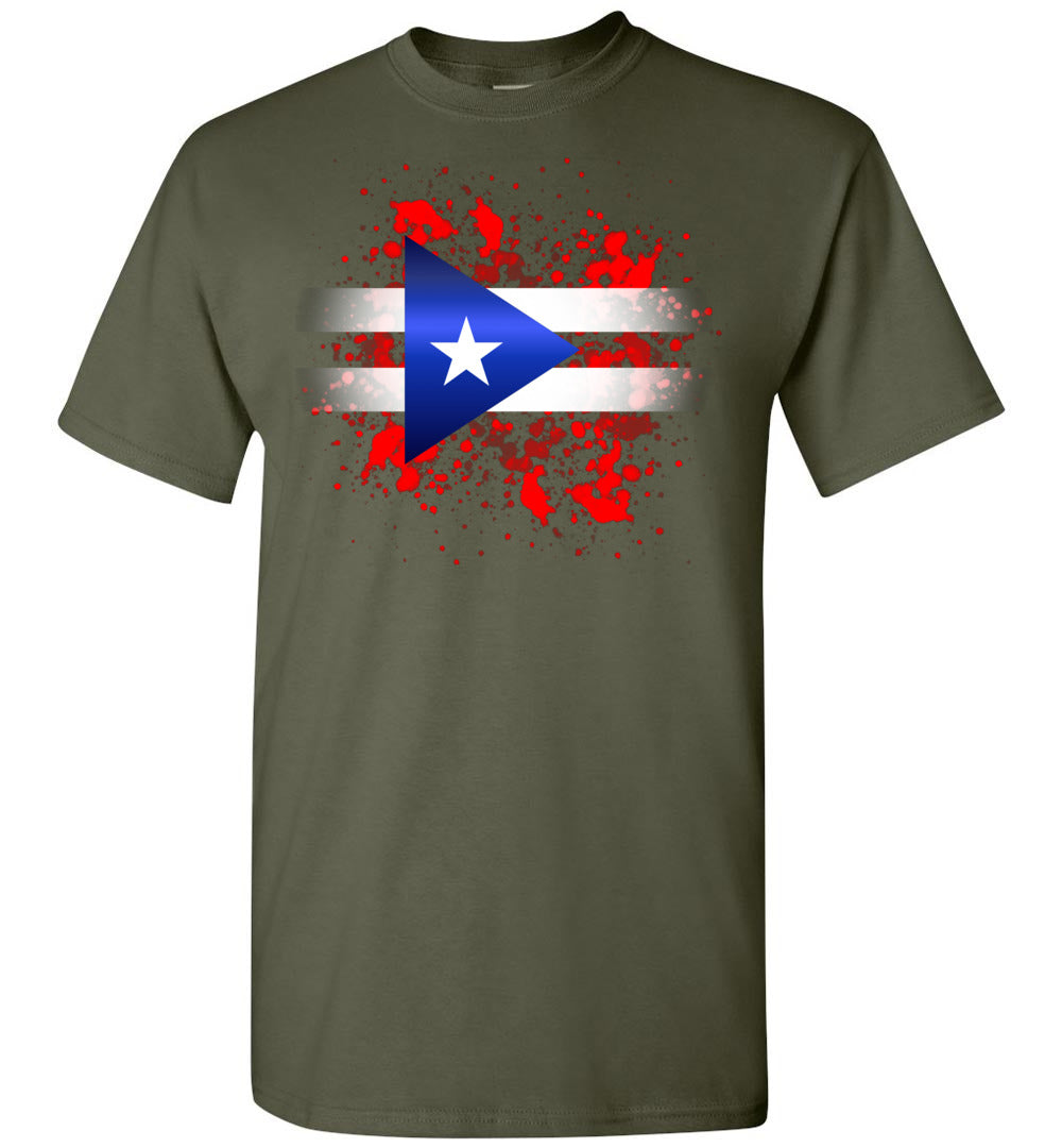 Cool Abstract Puerto Rico Flag (Youth-5XL)