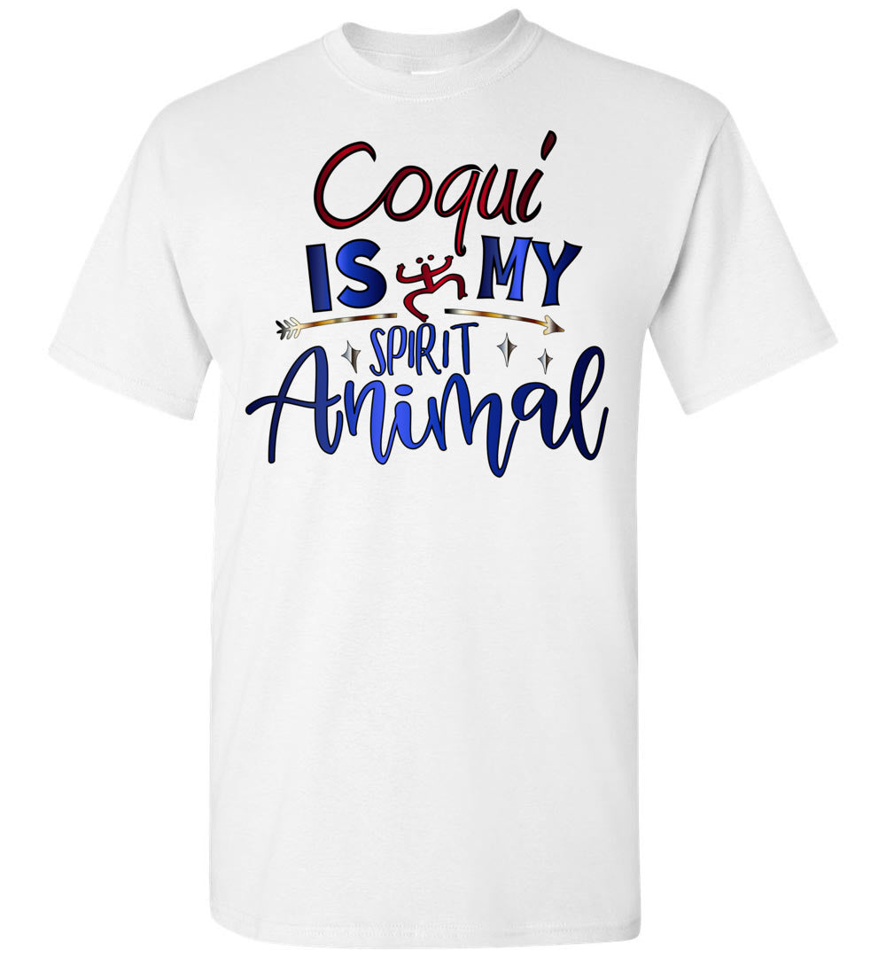 Coqui Is My Spirit Animal T-Shirt (Small-5XL)