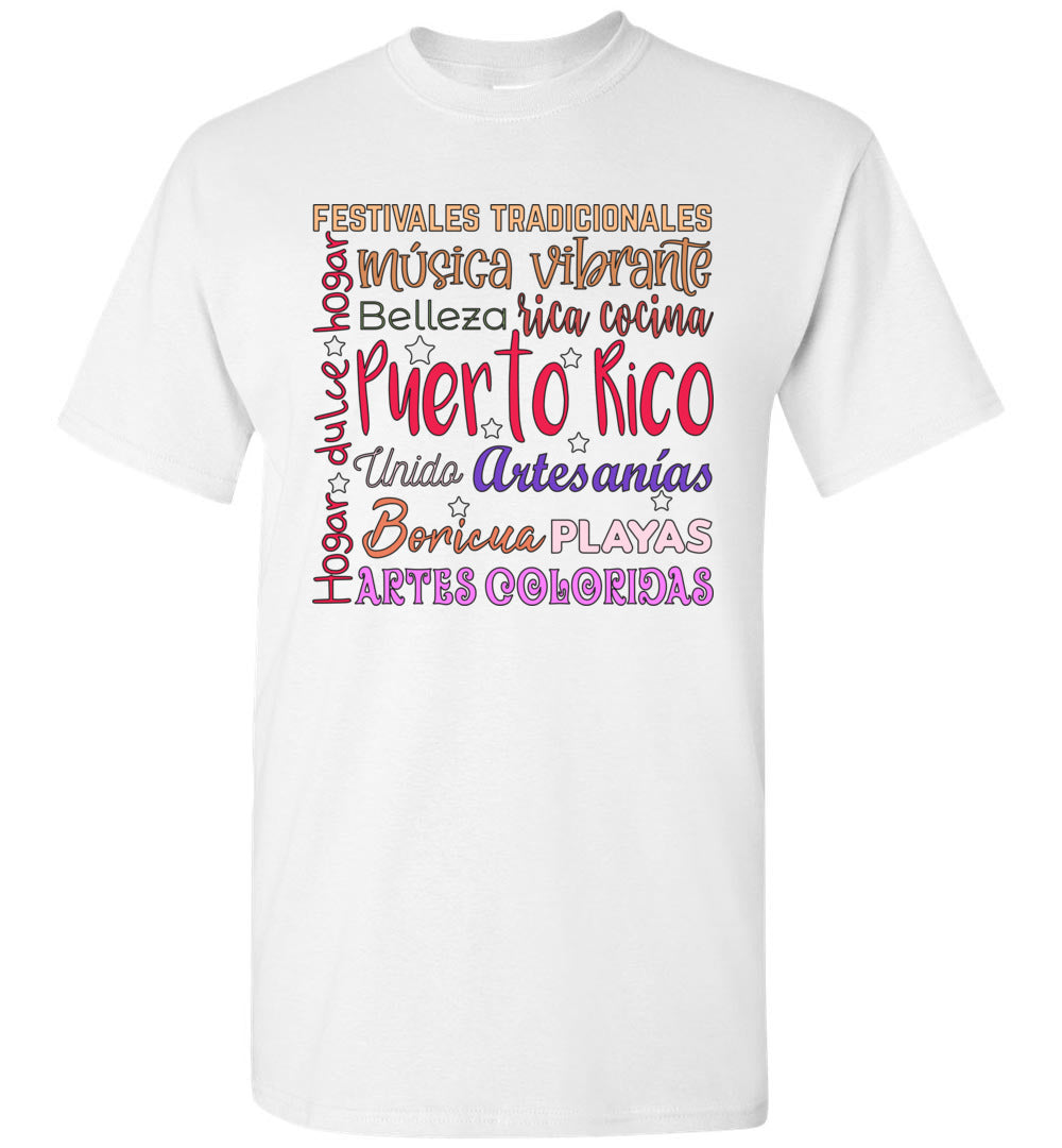 Puerto Rican Phrases / Words T-Shirt (Small-5XL)