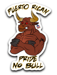 Thumbnail for Puerto Rican Pride No Bull Decal