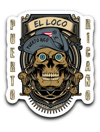 Thumbnail for El Loco Puerto Ricano - Decal