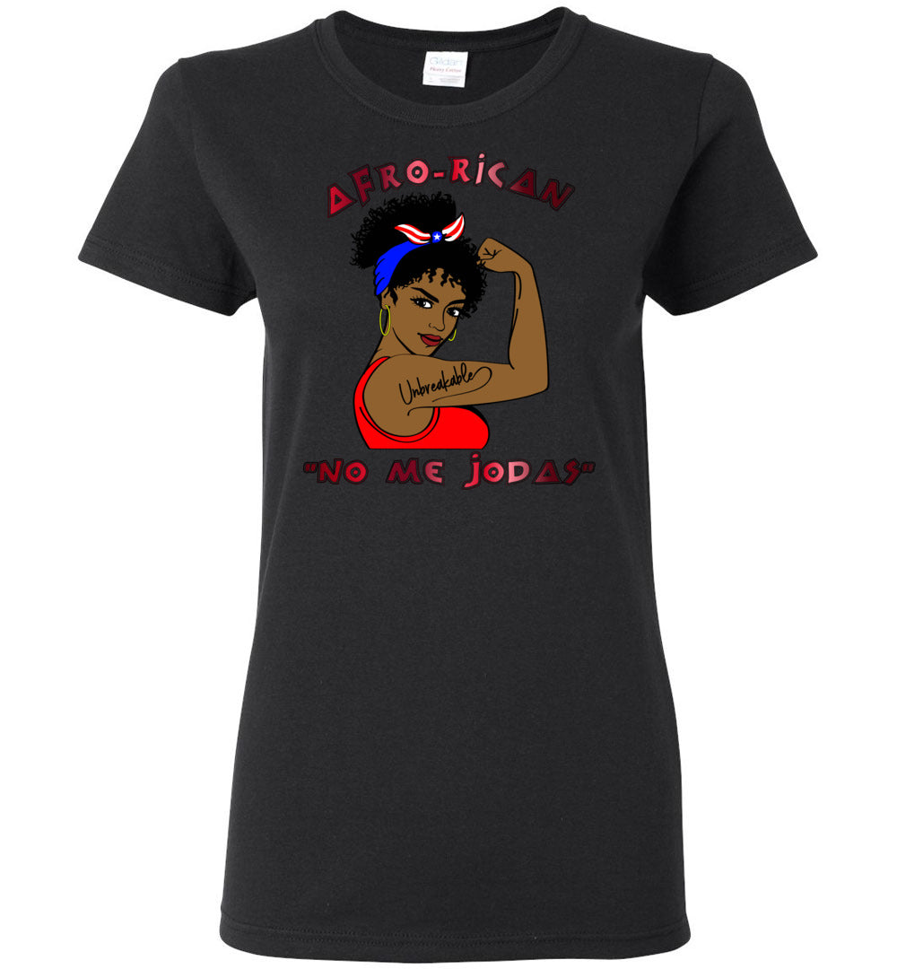 Afro-Rican "Don't FK' With Me" Ladies T-Shirt (Sm-3XL)
