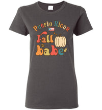 Thumbnail for Puerto Rican Fall Babe Ladies T-Shirt (Small-3XL)