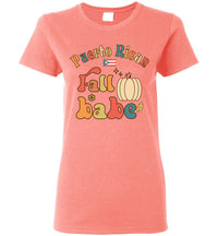Thumbnail for Puerto Rican Fall Babe Ladies T-Shirt (Small-3XL)