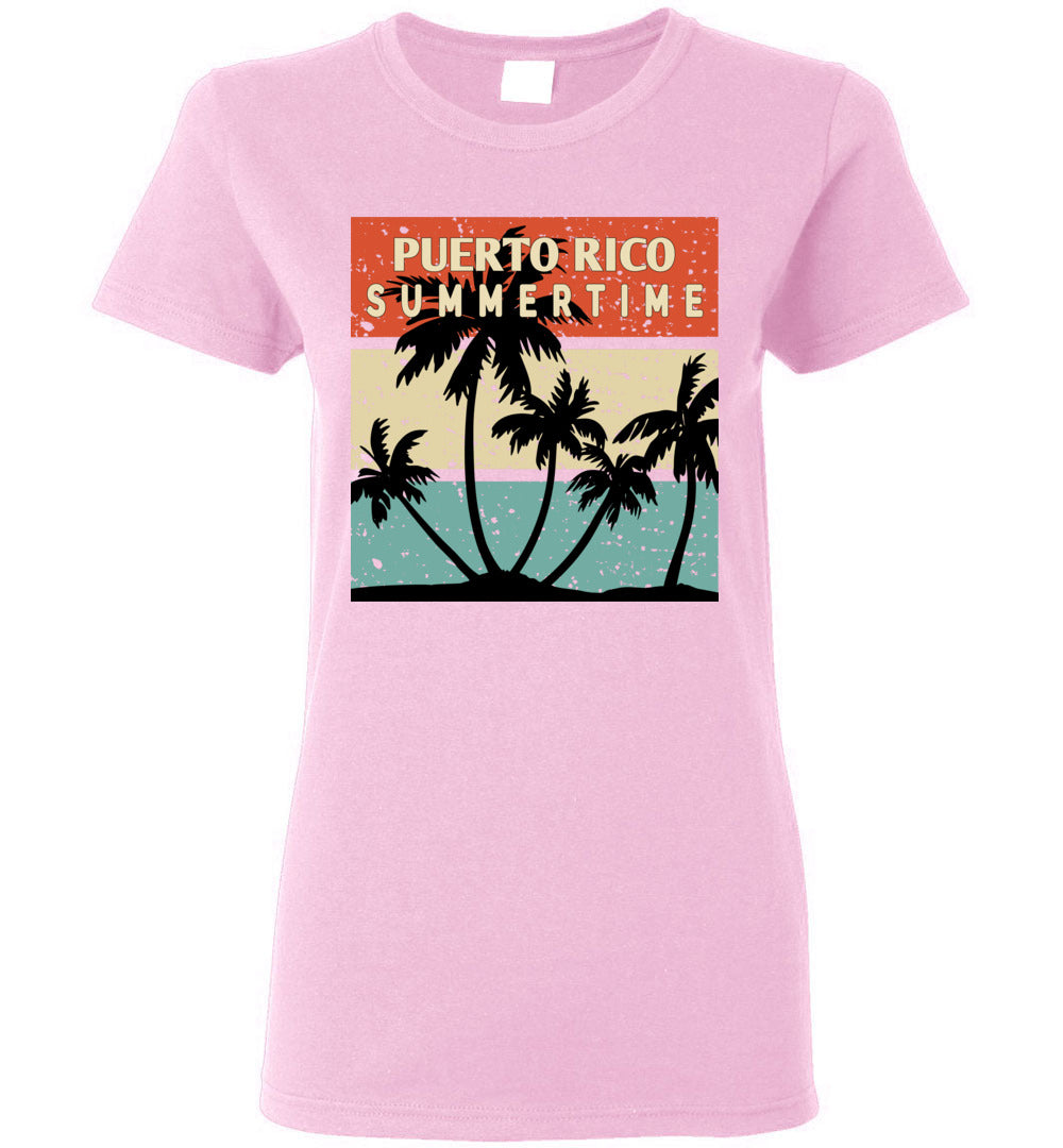 Puerto Rico Summertime Ladies Tee