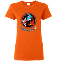 Thumbnail for Chino-Rican Dolphins Ladies T-Shirt (Small-3XL)