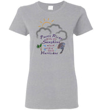 Thumbnail for Puerto Rican Girls Are Sunshine Mixed With Hurricane (Small-3XL) Tee