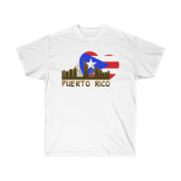 Thumbnail for NY Puerto Rico Heart Silhouette - Unisex Ultra Cotton Tee