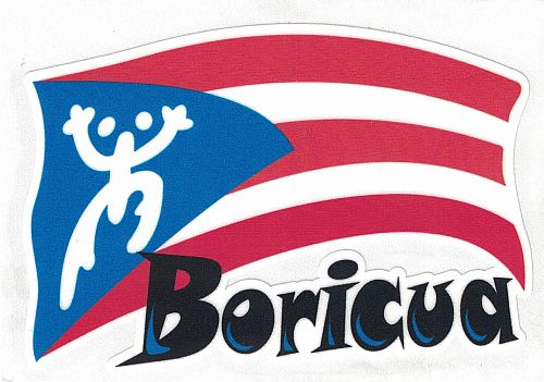 Boricua Coqui Flag Decal
