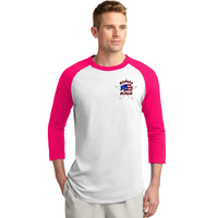 Thumbnail for Badass Boricua Front and Back Image Baseball Sleeve Shirt