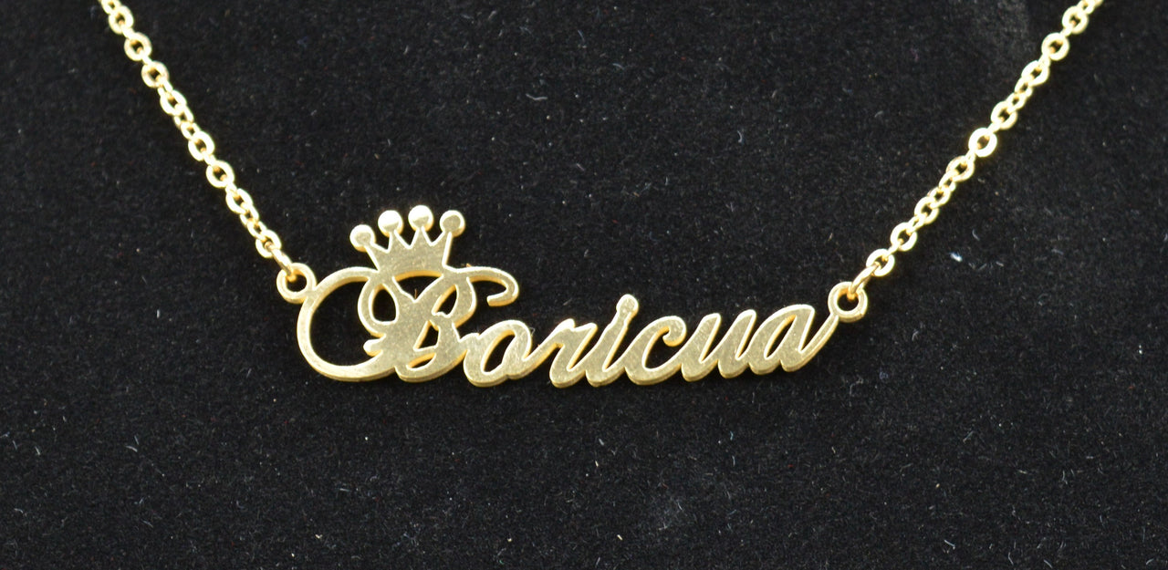 Boricua Necklace - Gold