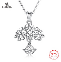 Thumbnail for Eudora Genuine 925 Sterling Silver Tree of life Pendant Necklace
