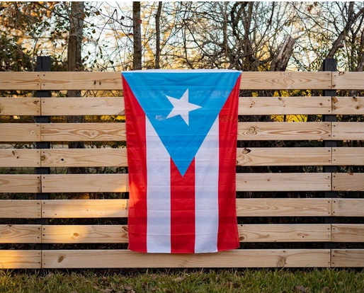 Puerto Rico Flag Light Blue (Old Style) 3'x5